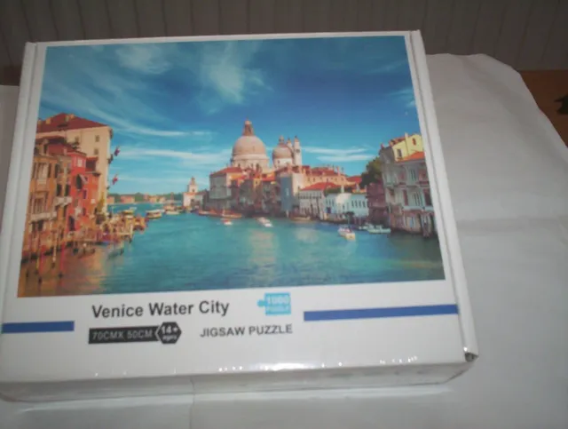 Venice Water City 1000 Piece Jigsaw -  (Brand New & Sealed In Box)