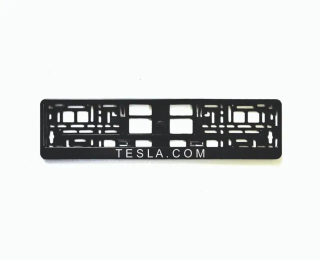 2x europäischer Nummernschild-Rahmenhalter für Tesla-Fans