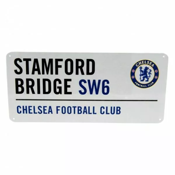 Chelsea FC Official Crested Street Road Sign Stamford Bridge SW6 The Blues