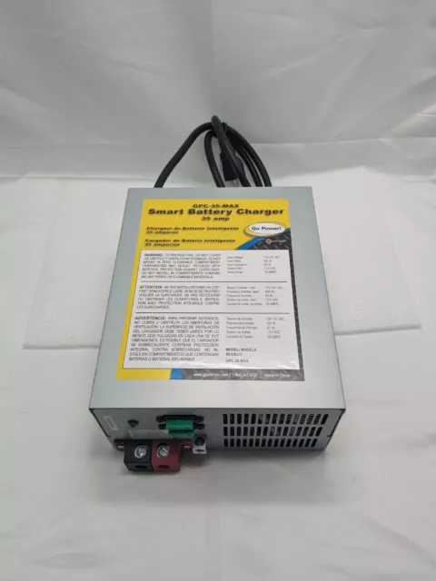 Go  Power! Gpc-35-Max 35 Amp 4-Stage Converter / Battery Charger Open Box