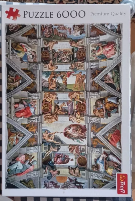 TREFL Puzzle Cappella Sistina 6000 Pezzi Nuovo