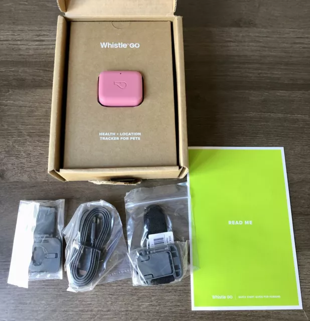Whistle GO Dog GPS Tracker & Health Monitor - Pink (Open Box)
