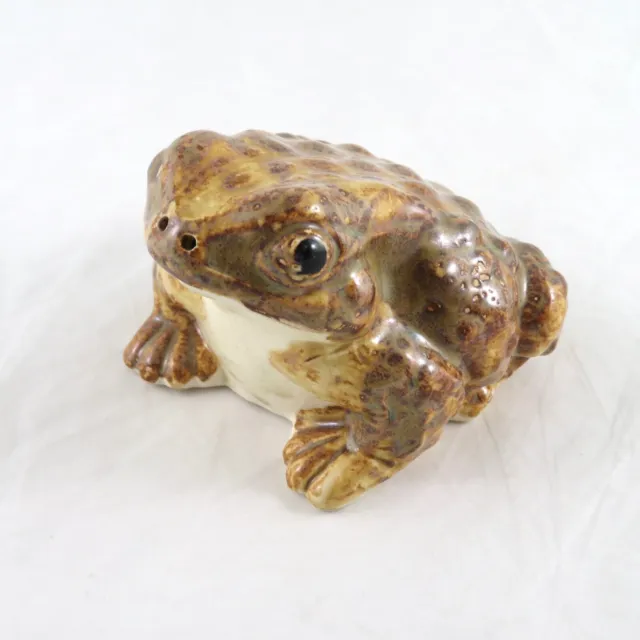 Vintage Japanese Ceramic Frog Toad Lucky 2.5"