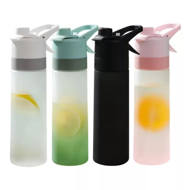 fr Frosted Water Bottle - Outdoor Sports Water Cup High Capacity Bottle for Spor