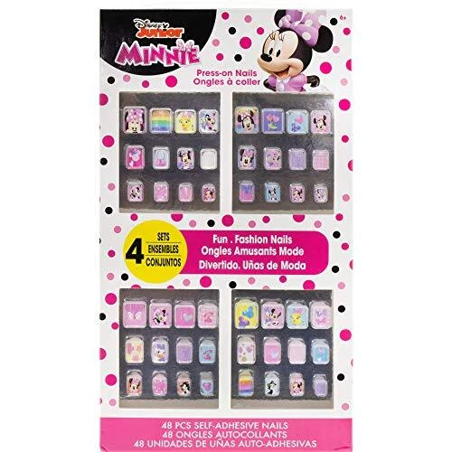 Disney Minnie Mouse - Townley Girl 48 Pcs Press-On Nails Artificial False Nai...
