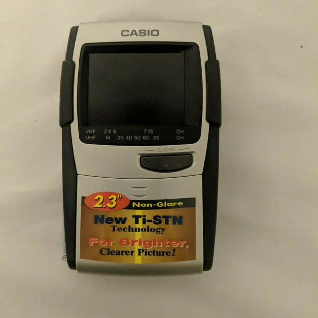 Casio Brand Portable TV Model 880-B 2.3 inch non-glare screen with kickstand