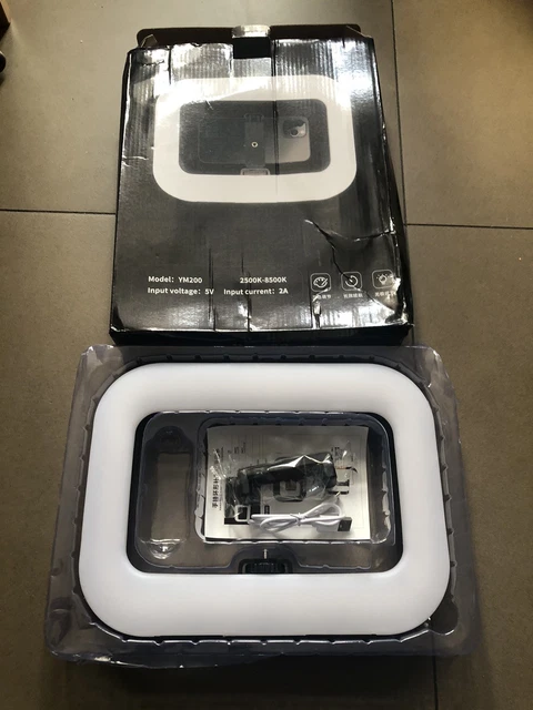 SMARTPHONE VIDEO RIG with Light Handheld Ring Selfie Light Kit LED ...