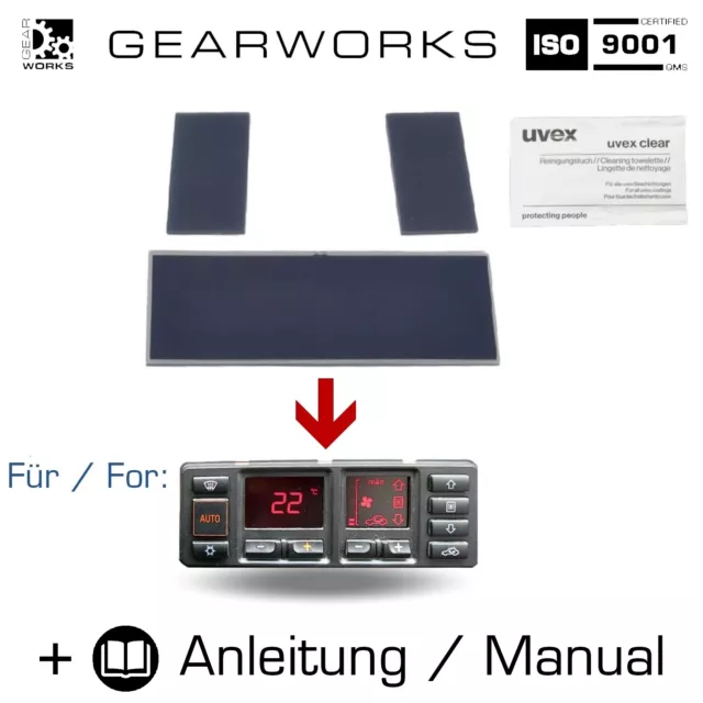 Schermo Unità Controllo Aria Condizionata per Audi 80 90 100 B3 B4 B5 C6 A3 A4