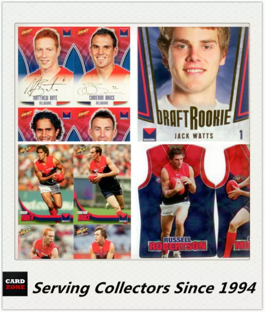 AFL Trading Card MASTER Team Collection-MELBOURNE-2009 Select AFL Champions