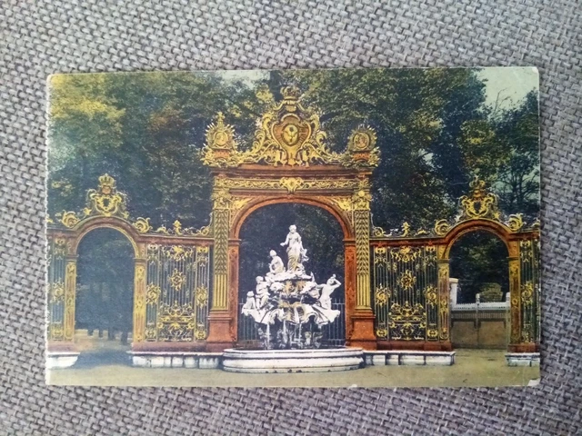 Cpa Nancy Place Stanislas Fontaine D Amphitrie