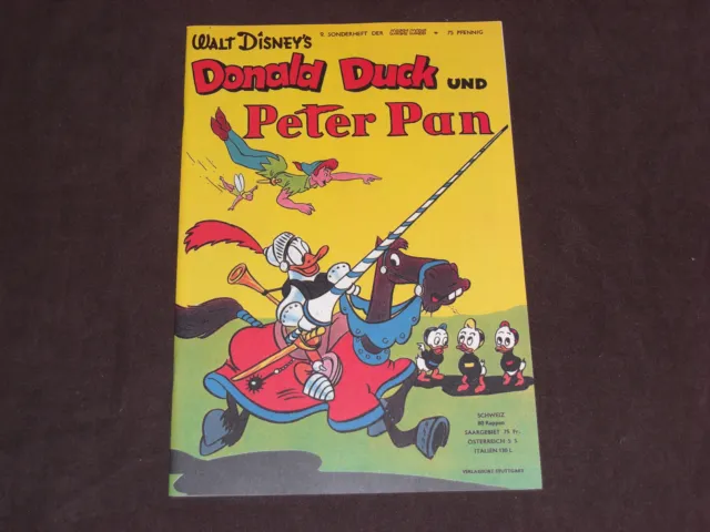 Micky Maus Sonderheft Nr. 9: Donald Duck und Peter Pan, Nachdruck 1997, TOP!