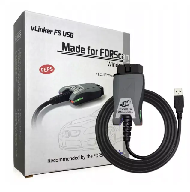 Scanner Vgate vLinker FS USB ELM327 OBD2 pour voiture Auto pour Ford Mazda OBDII 2