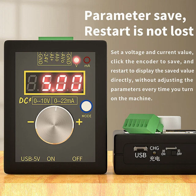 0-10V 4-20mA Signal Generator Signal Source Adjustable Current Voltage Source