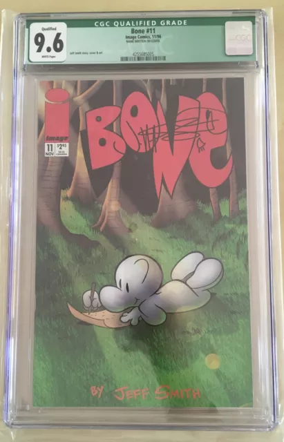 Bone #11 (Image Reprint) CGC 9.6 Signed by Jeff Smith w/Sketch of Ted!!
