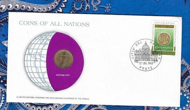 Coins of All Nations Vatican City 20 Lire 1977 UNC