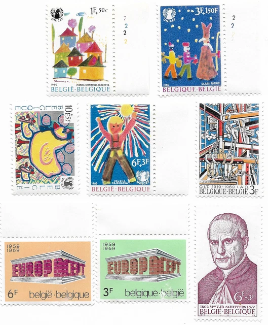 1969 - 1489/90 + 1492/95 + 1497 + 1499 MH/MNH - Livraison 0€ dès 5 lots groupés