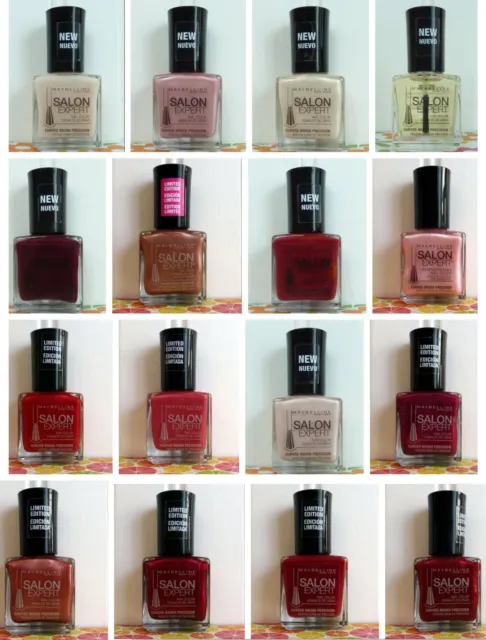 One New Maybelline Salon Expert Nail Polish - You Pick! - Hard To Find Shades