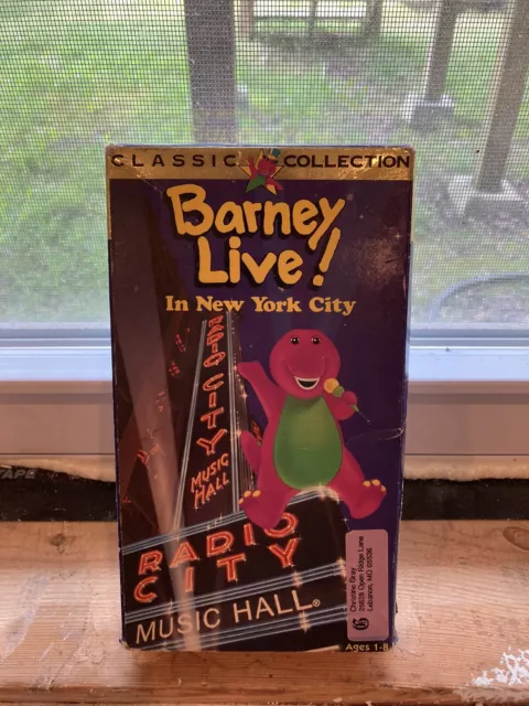 BARNEY - LIVE! In New York City (VHS, 1994) Classic Collection Home ...
