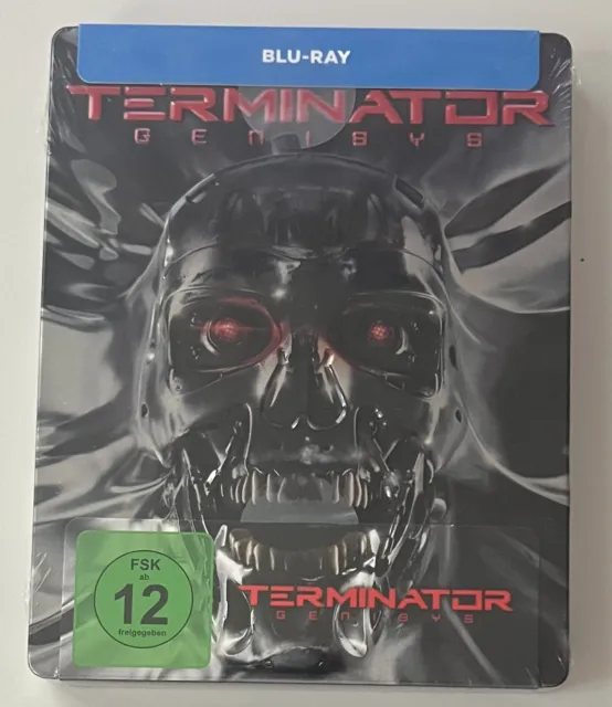 Terminator Genisys , Steelbook Limited Bluray , Arnold Schwarzenegger NEU & OVP