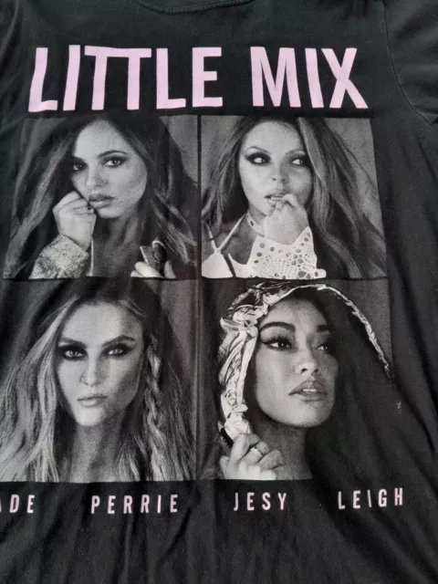 Little Mix Glory Days Tour 2017 Black Tshirt UK Size M double sided