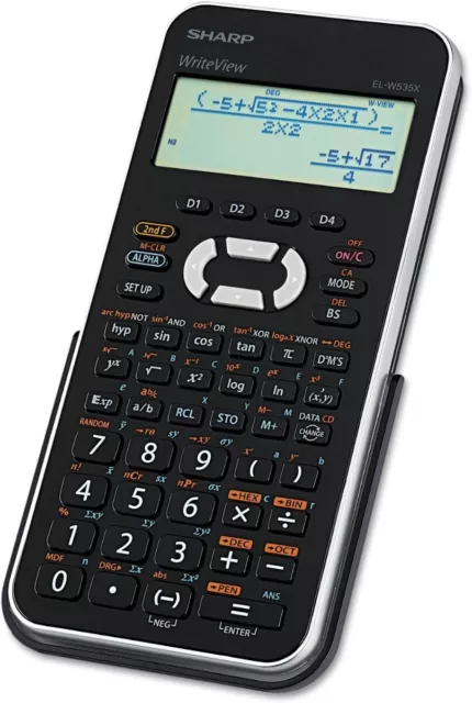 Sharp EL-W535  ELW535XBSL Scientific Calculator 16-Digit LCD (IL/RT6-19298-EL...