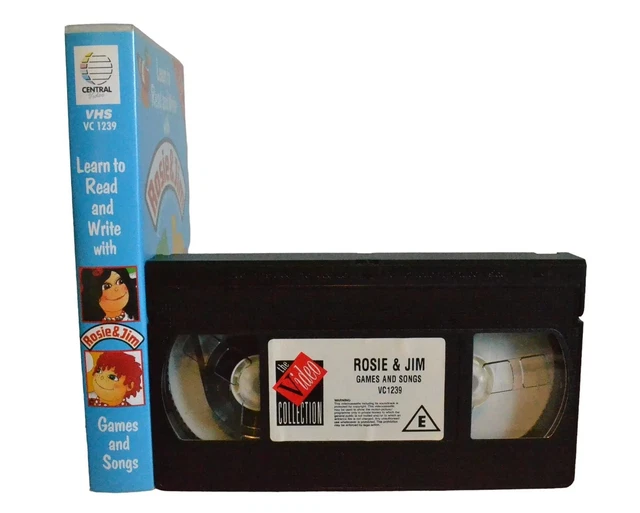 ROSIE & JIM Learn to Read & Write 1 Games and Songs [VHS] [VHS Tape