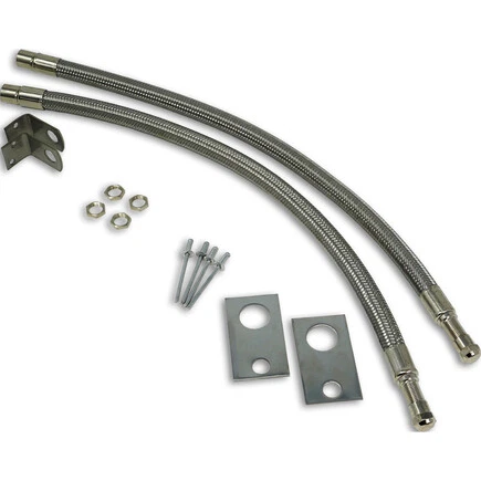 Valterra TM22308VP TireMinder Valve Extender Kit Braided Steel, 16"-19.5" Wheels