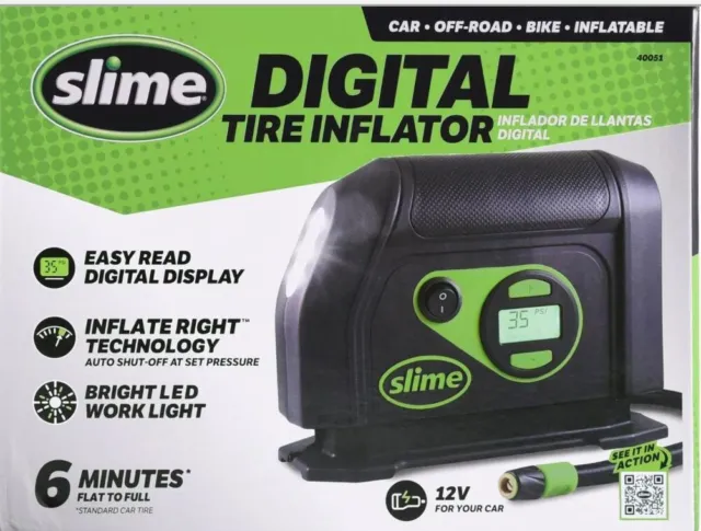 Slim Digital Tire Inflator
