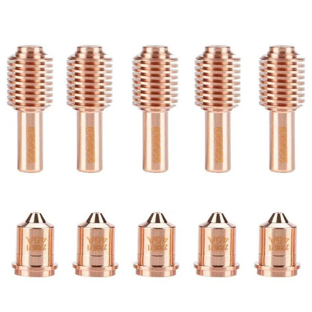 Optimal Performance with Electrode and Nozzle Tips Set for MAX45 Plasma Cutter
