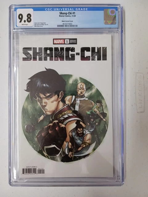 Marvel Comic Shang-Chi #1  Ruan Variant CGC 9.8 2020 WHITE Pages