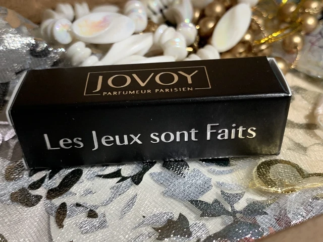 JOVOY PARIS LES Jeaux Sont Faits 2ml edp glass (U) Spray Vial NIB 100%