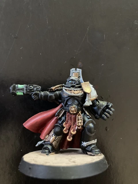 WARHAMMER 40K SPACE Marines Black Templars Army Primaris Captain with ...