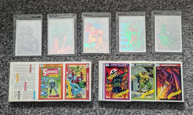 Marvel Universe Series 1 - Impel - 1990 - FULL SET - 162/162 Base + 5 HOLOS