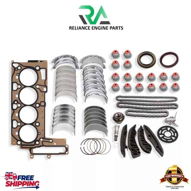 Bmw Mini N47D20 Timing Chain Kit + Engine Rebuild Kit 2.0 Diesel 3 4 Coupe Mini