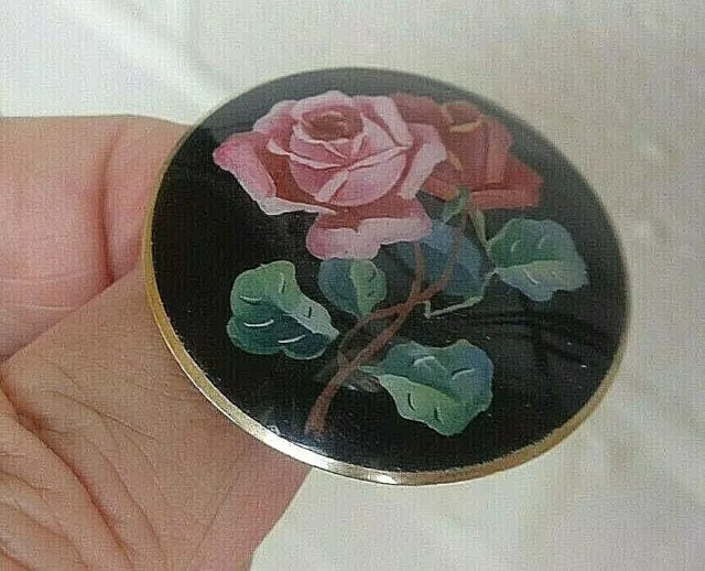 Silver on sale rose brooch