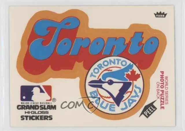 1978 Fleer Grand Slam Hi-Gloss Team Stickers Toronto Blue Jays #TOR.1