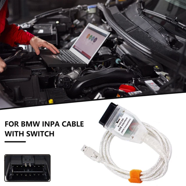 Auto Diagnosekabel K+DCAN OBD2 | USB Interface Für BMW Serie 1,3,5,X | 2004-2011 Modelle