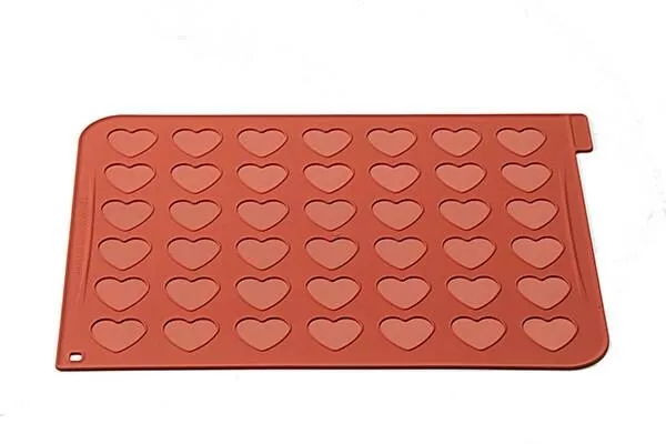 Tappeto In Silicone N.42 Macaron 38X35 Heart