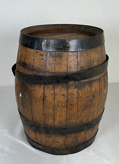 Tonneau Chêne Acier 12 litres - Bricolage