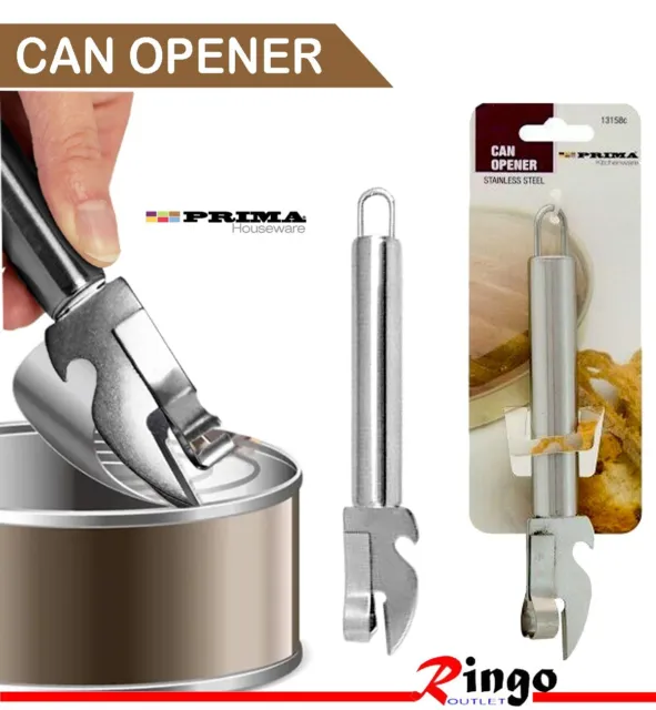 Can Opener Stainless Steel Tin Bottle Jar Lid Kitchen Heavy Duty Manual Tool