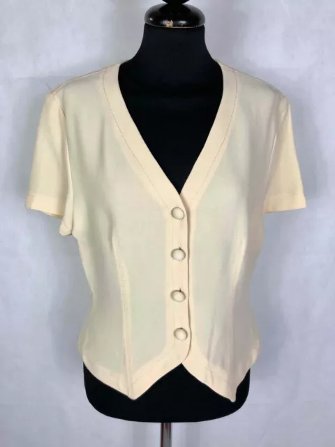 MARELLA Camicia Blusa Donna Viscosa Acetato Woman Rayon Shirt Sz.S - 42