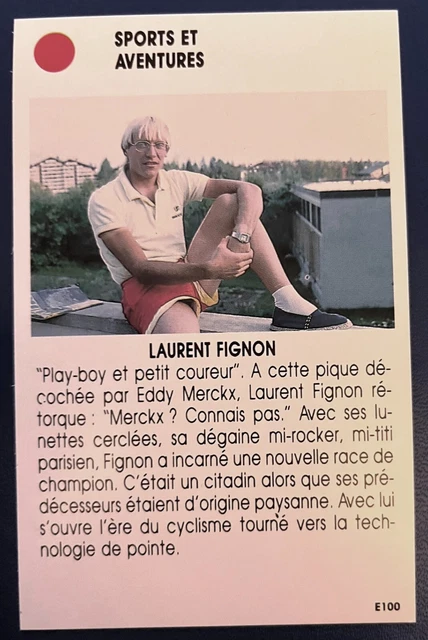 Jacques ANQUETIL#5 - POULAIN 1985 SERIE 44 - RARE CARD IMAGE - Cycling
