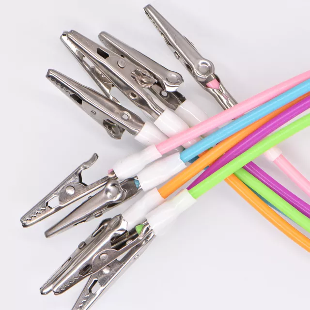 5X Dental Bib Clips Patient Napkin Holder Elastic Silicone Tubes Mental Clamp