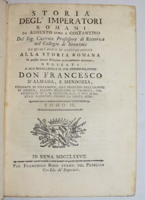 IMPERATORI ROMANI - fig. 1777 - Crevier - Adriano - Marc'Aurelio