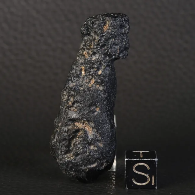 Tectite impact météorite Indochinite Australasite 21,59 g tektite #B156.19-69