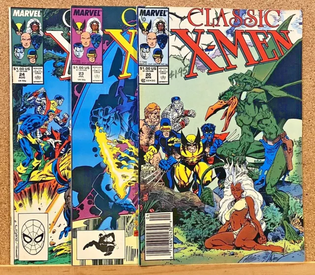Stan Lee Presents Uncanny X-Men Vintage Classics Marvel Comics Lot Of 3 Mid-High