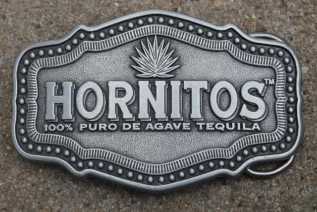 HORNITOS 100% Puro De Agave Tequila BELT BUCKLE 4"x2.5"