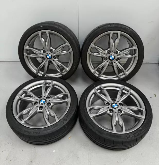 Genuine Bmw 18” 436M Ferric Grey Alloy Wheels + Michelin Tyres Refurbished!