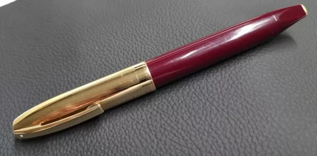 💫 Vintage Scheaffer PFM V Burgundy Fountain Pen USA  - Scarce - Near Mint ✒️