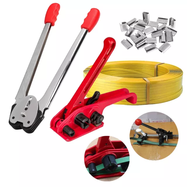 PET/PP Manual Strapping Packing Machine Tools/Tensioner/ Sealer/PET Belt/Clips